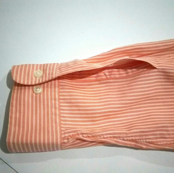 Ralph Lauren Yarmouth 16.5 36/37 Orange Shirt - Picture 8 of 8